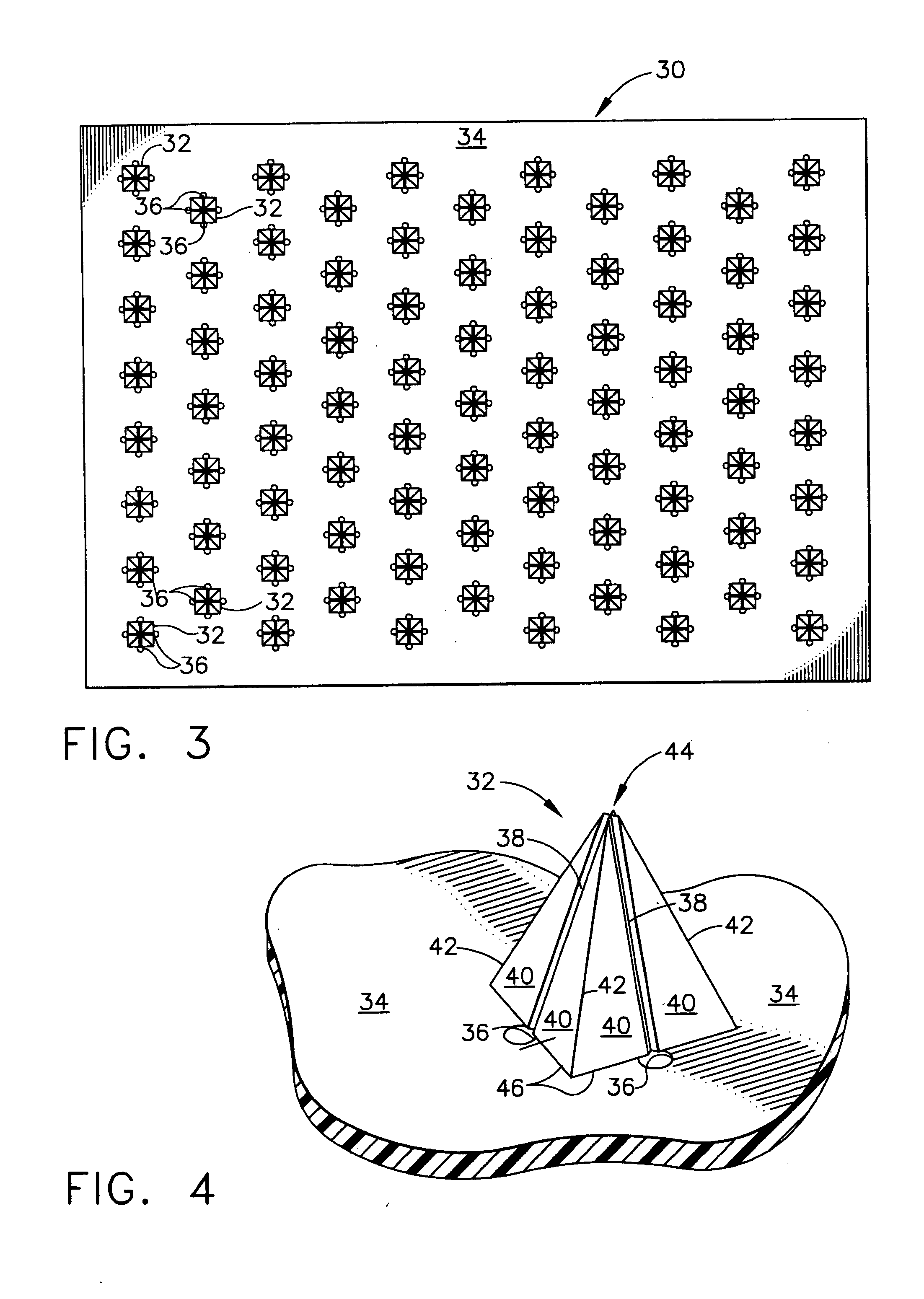 Microstructures for treating and conditioning skin