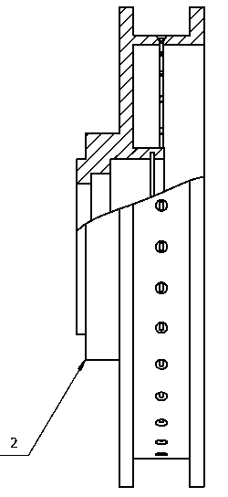 Air-aspiration type disseminator with circumferential holes