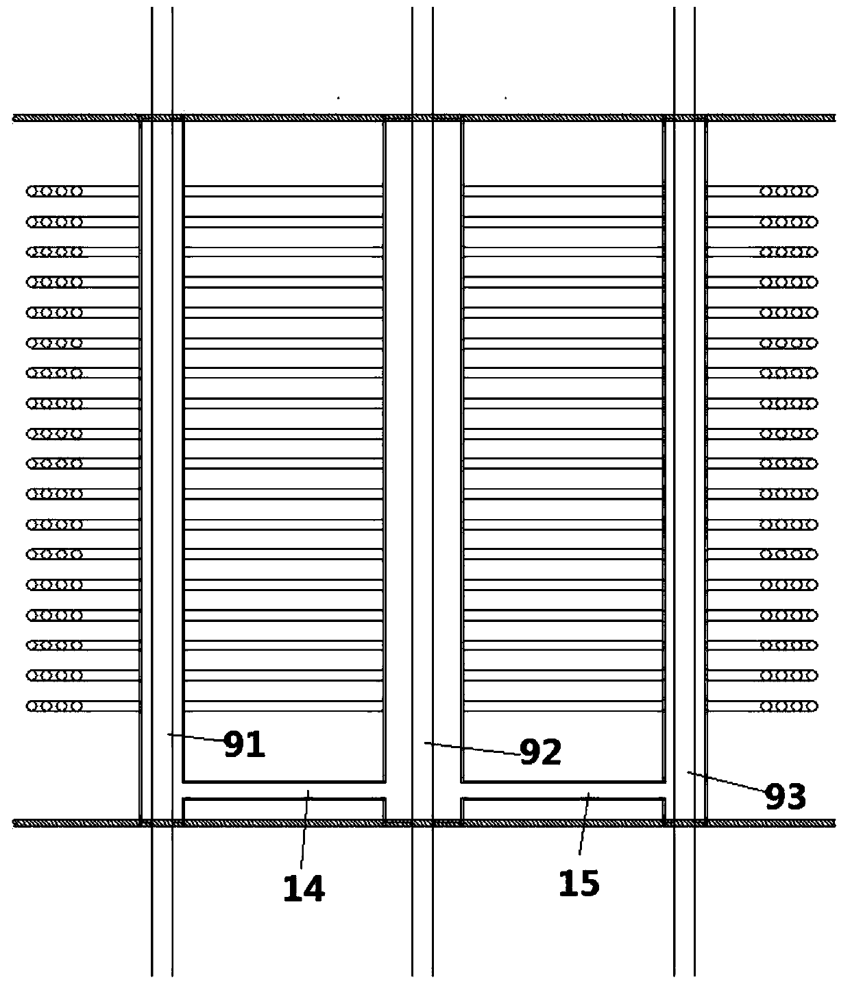 Method for controlling three-valve heat exchanger by temperature difference