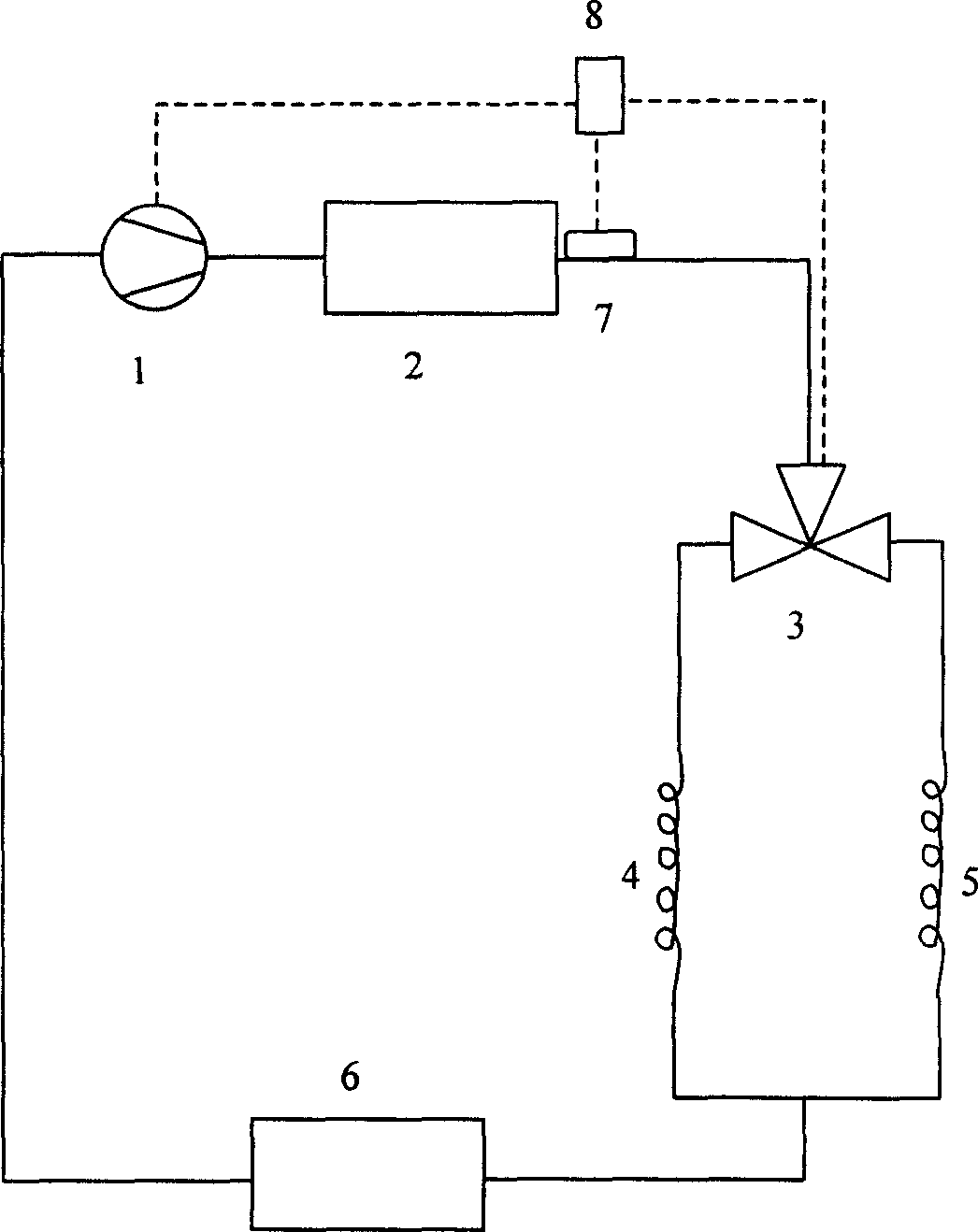 Carbon dioxide refrigerator