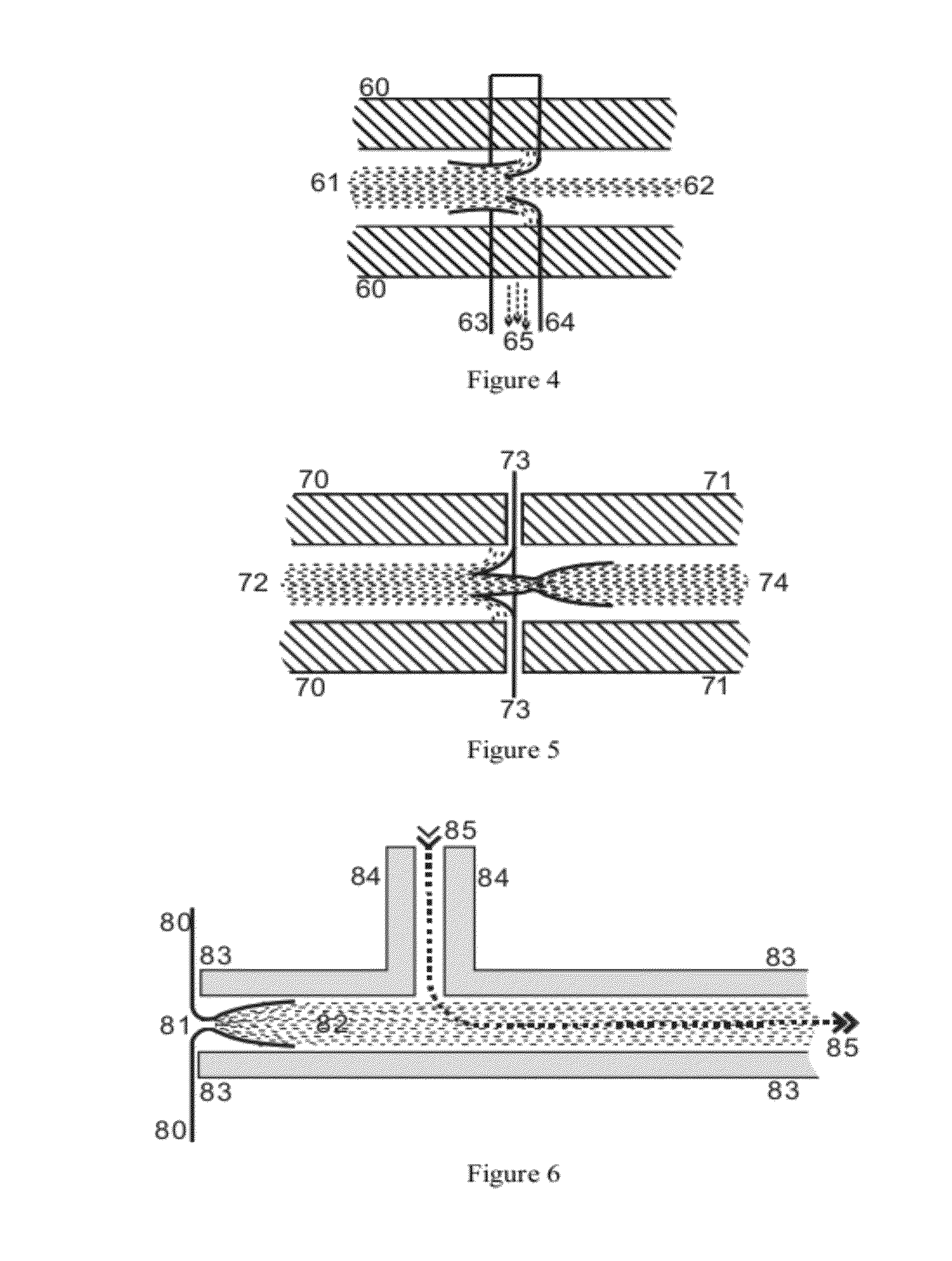 Utilizing gas flows in mass spectrometers