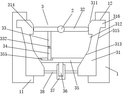 Linkage sealing type air valve