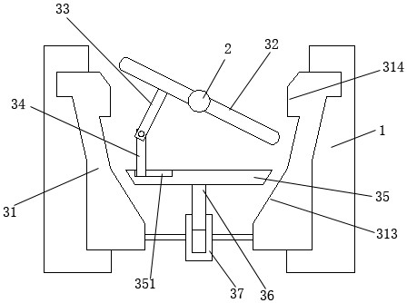 Linkage sealing type air valve