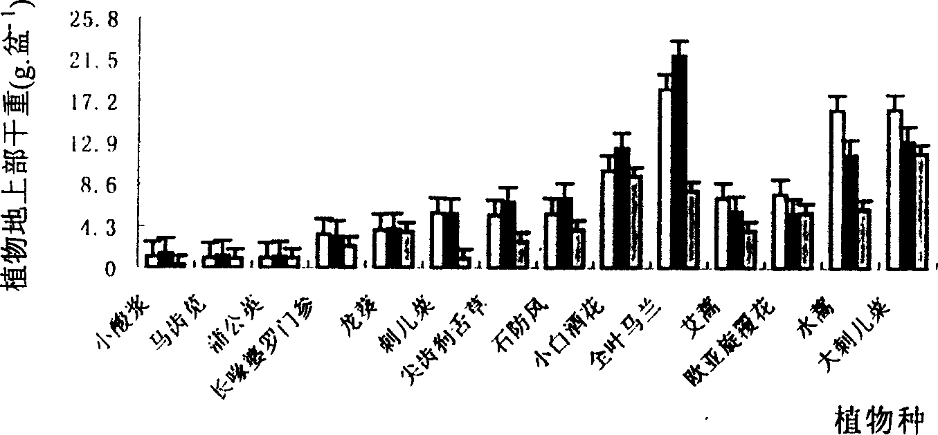 Screening method for heavy metal enriched / accumulated plant