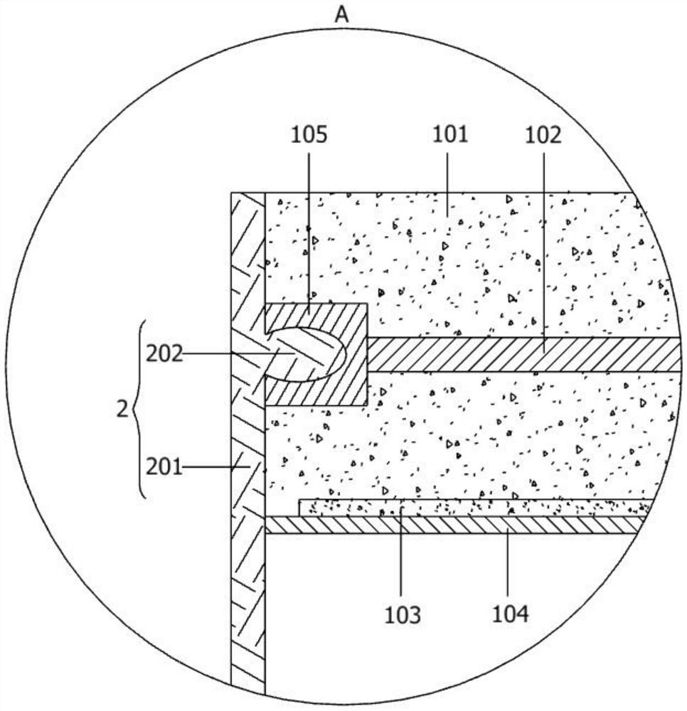 A high-durability concrete drainage pipe and its production process