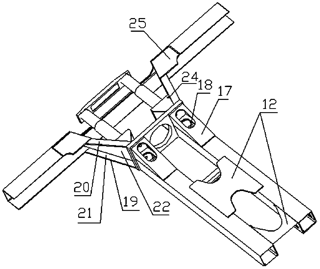 Railway vehicle anti-creeping buffering structure