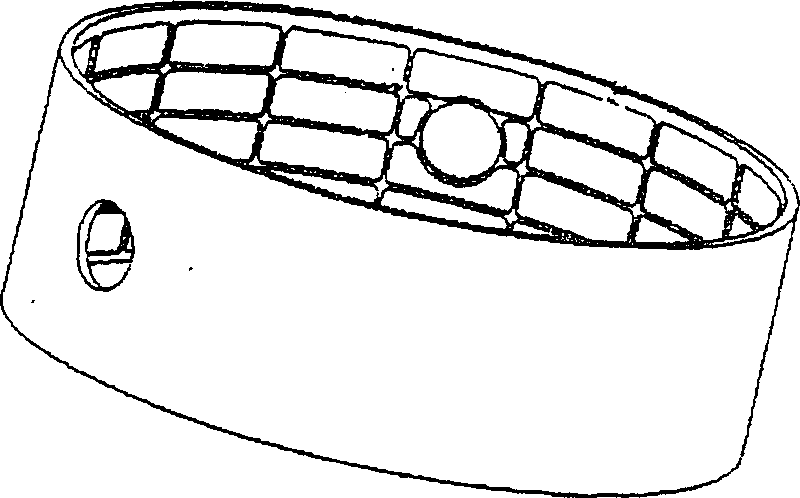 Fast automatic lathing and milling processing method for large thin wall cylindrical grids parts