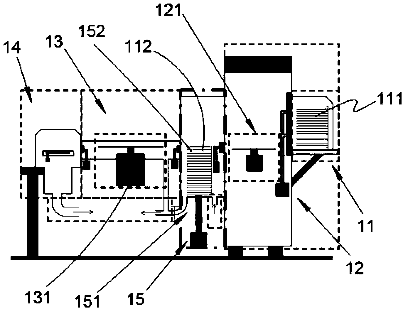 Thin-film process system with wafer storage groove and wafer accessing method thereof