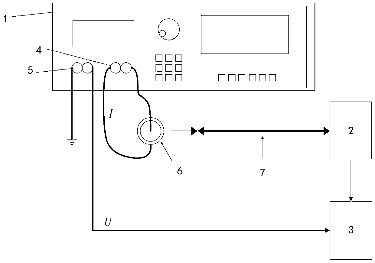 Transformer bushing dielectric loss detection device correction system and method