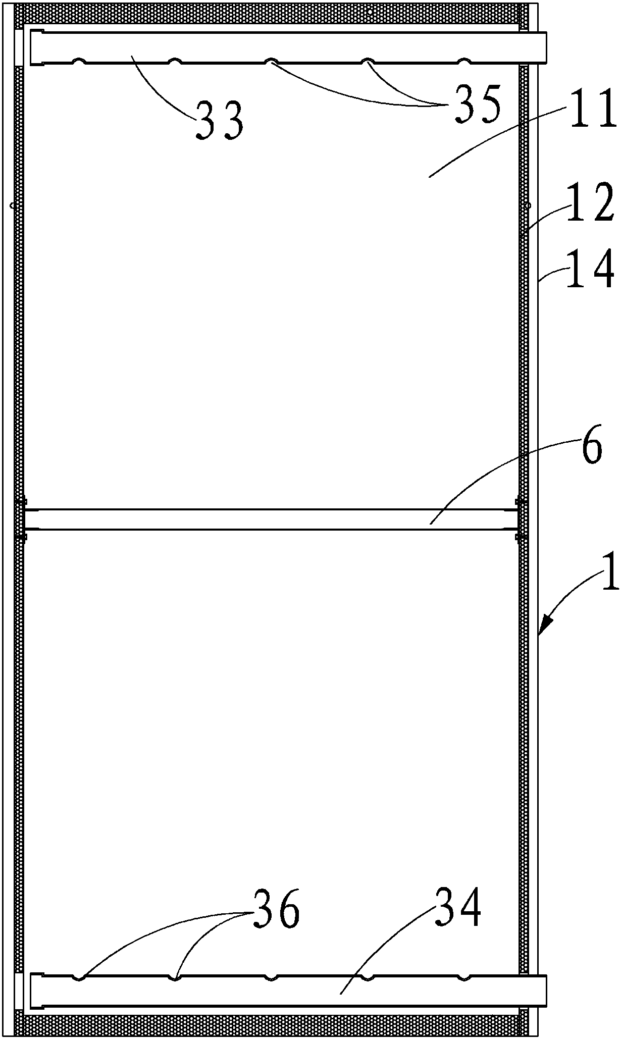 Solar building integration light and hot air composite plate