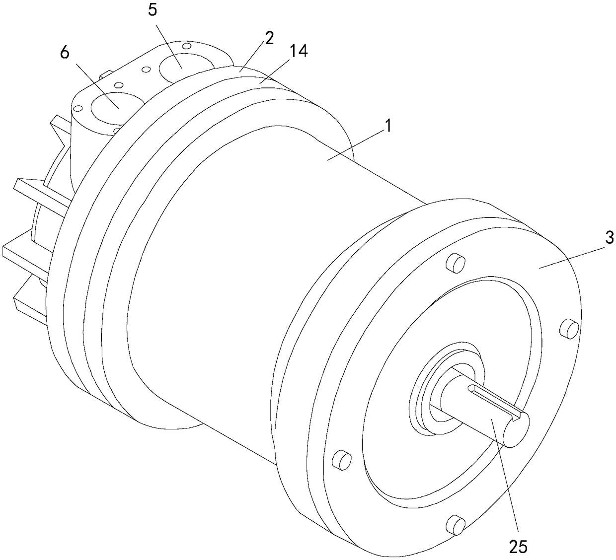 Magnetic force smooth type compressor