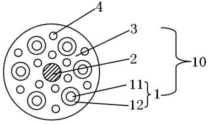 Emergency rescue illumination optical cable and emergency device employing same