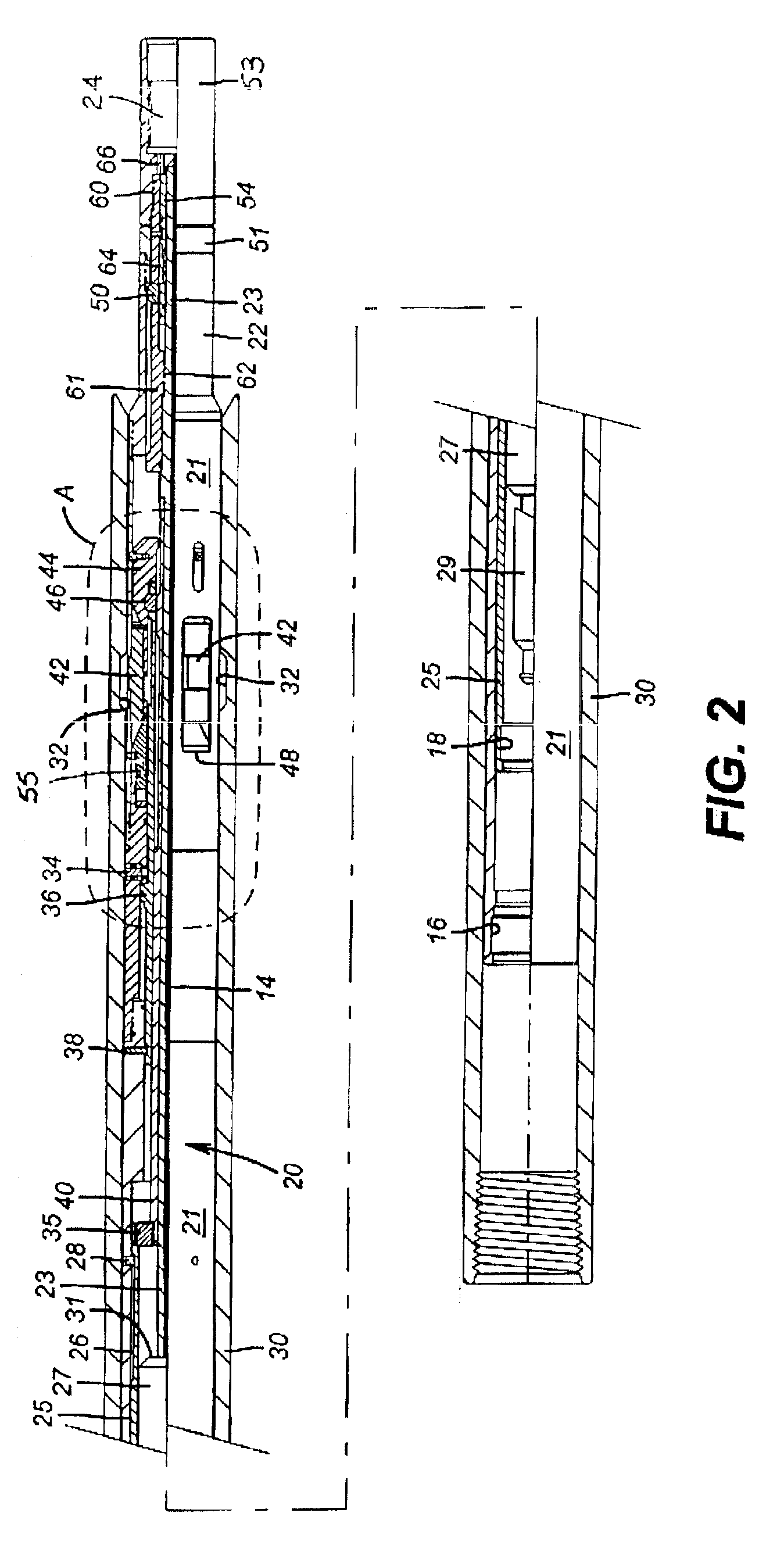 Full bore automatic gun release module