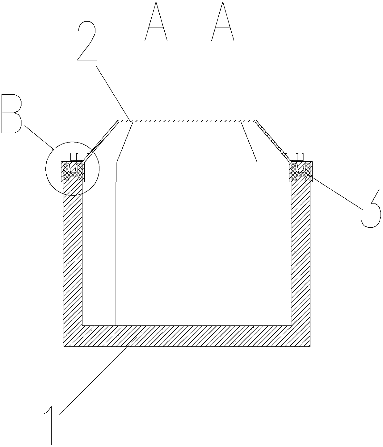 Air compressor junction box of good sealing performance