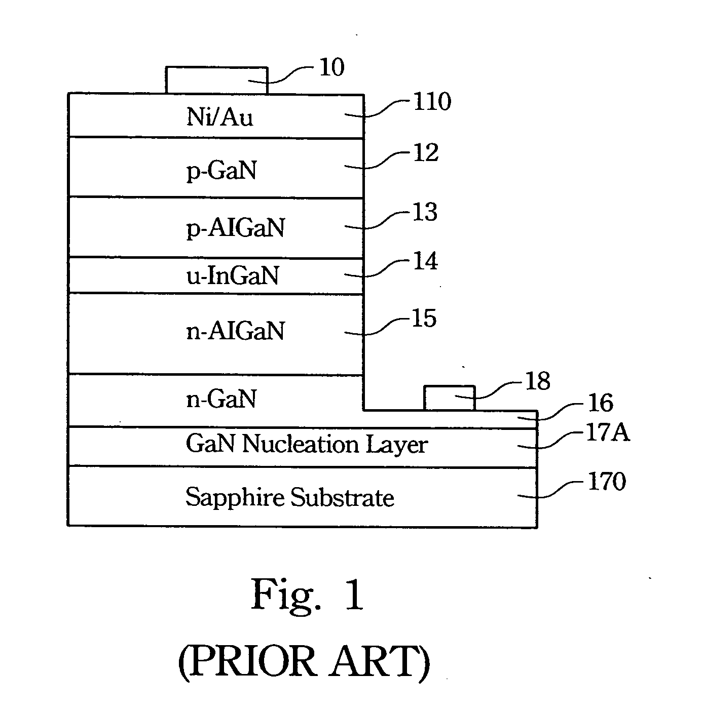 Transparent contact for light emitting diode