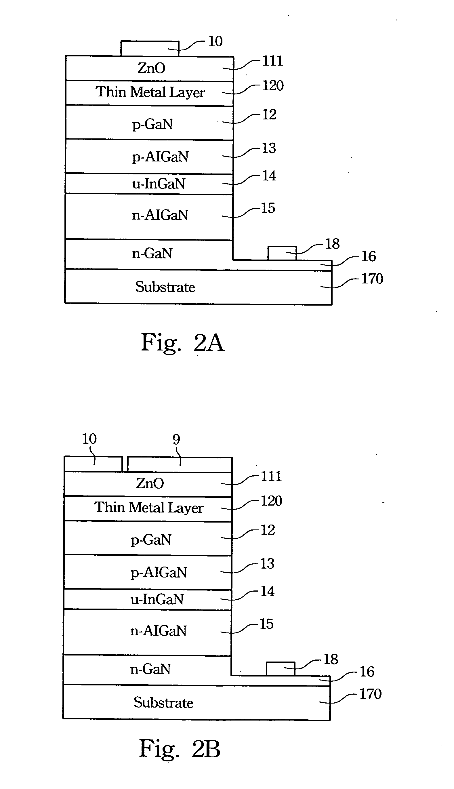 Transparent contact for light emitting diode