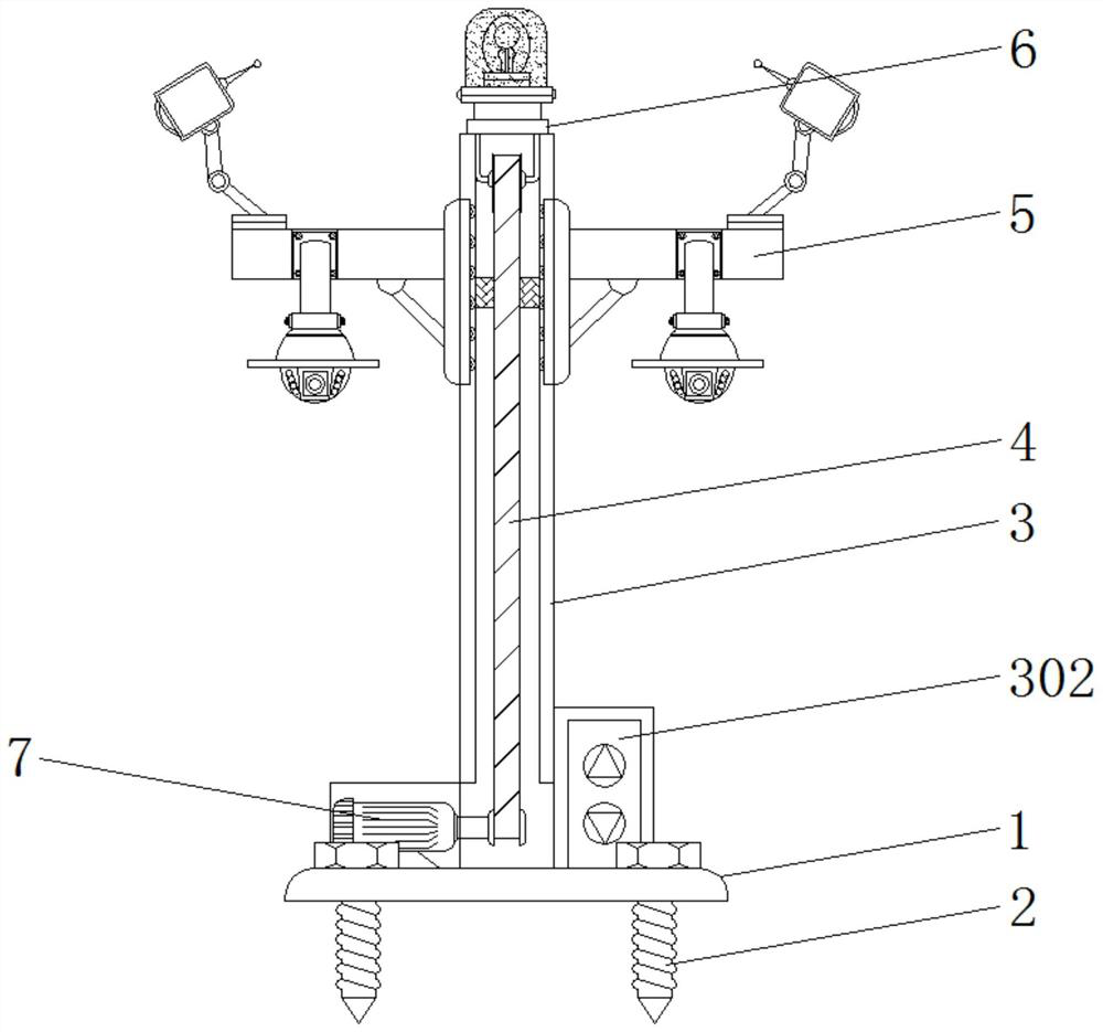 Monitoring equipment convenient to overhaul and used for storage