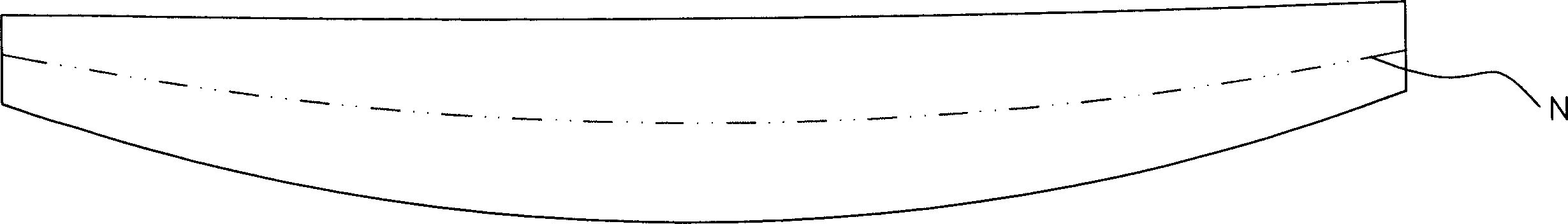 Method for producing glass fiber reinforced plastic composite material plate spring