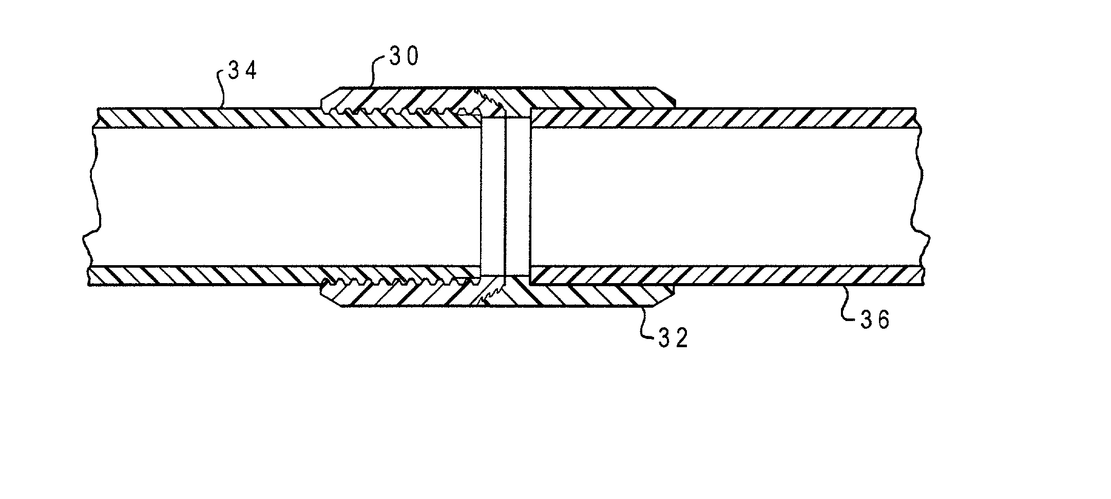 Plastic pipe adhesive joint