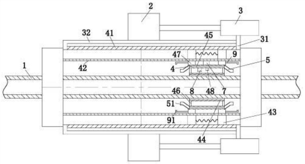 An underground gas pipeline detection and positioning system