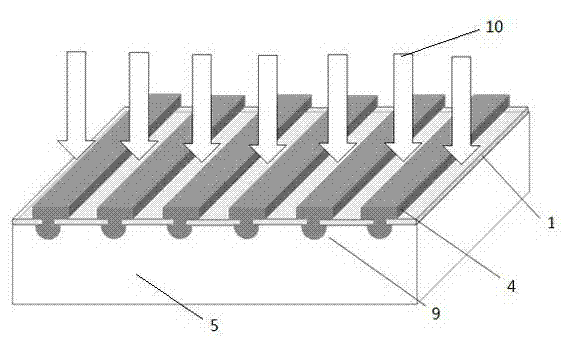 Local aluminum back surface field solar battery with two diaphanous faces and preparation method thereof