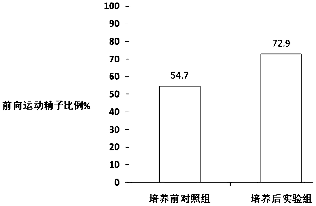 An in vitro culture system kit for improving human sperm motility and its application