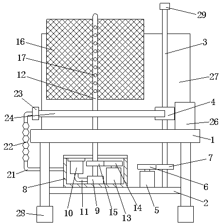 An industrial dust detection device