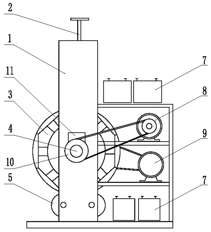 Elastic power generation device and application thereof