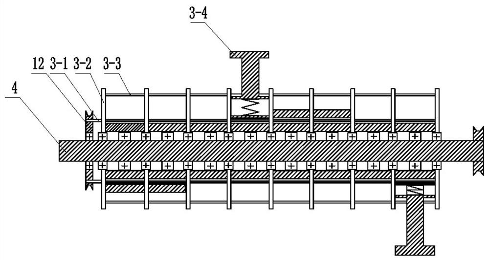 Elastic power generation device and application thereof