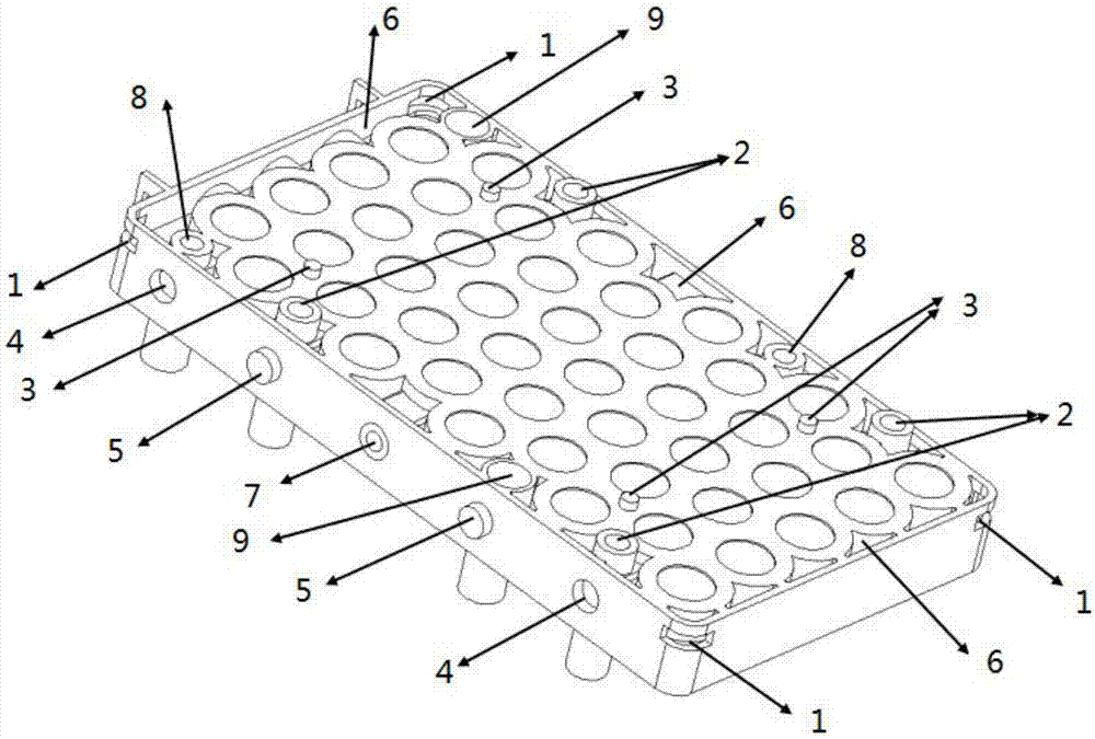 Electrical core bracket and combined battery