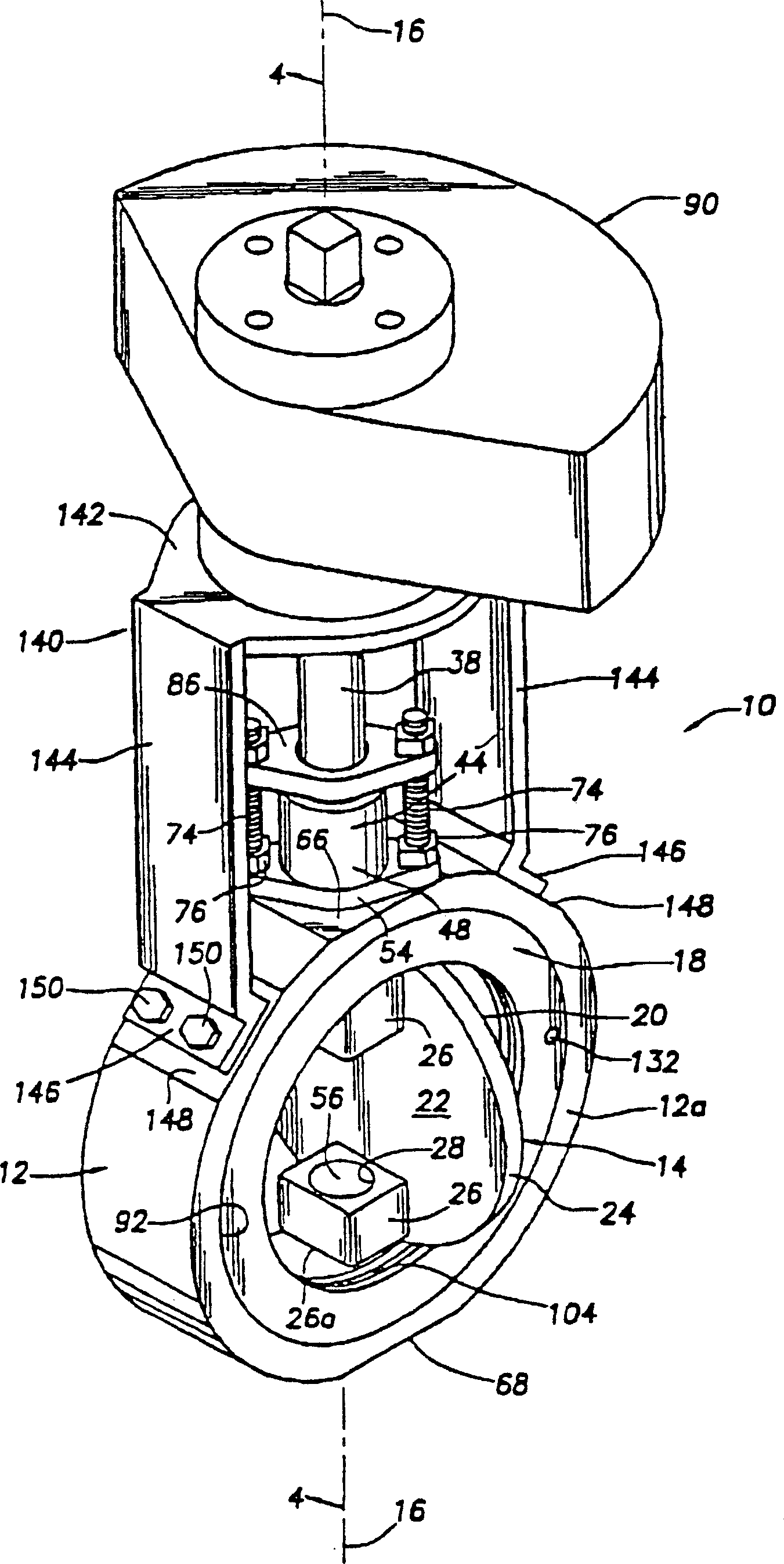 Elliptical sealing surface for butterfly valve