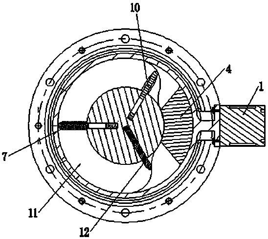 An electronically controlled variable damping rotary hydraulic damper