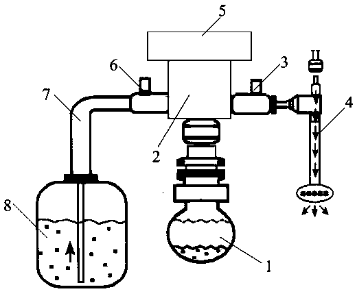 Automobile cooling system liquid adding device and method thereof