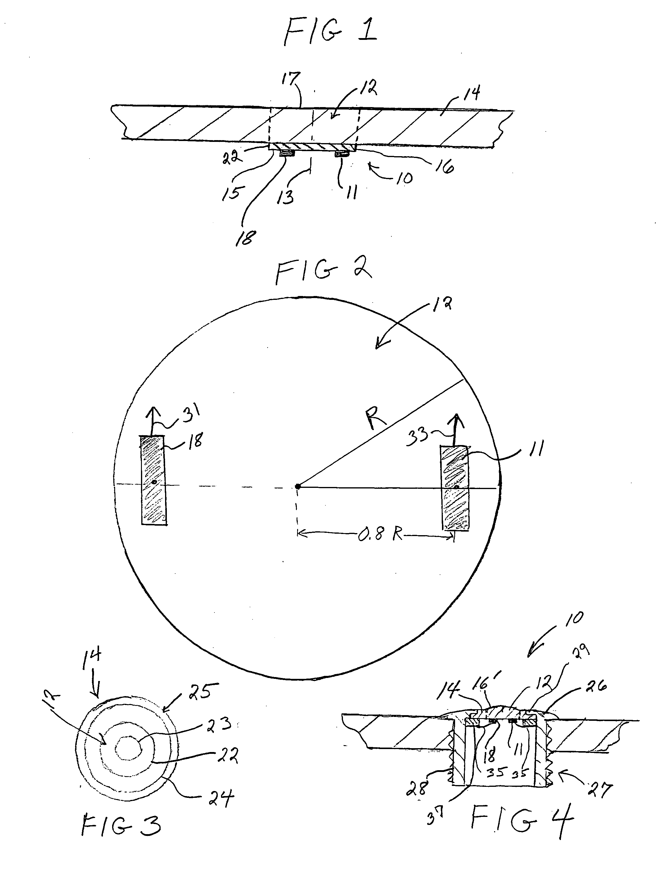 Acoustic wave ice and water detector