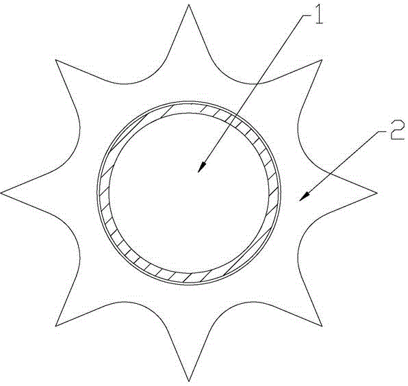 Chip type cathode wire of electrostatic dust collector