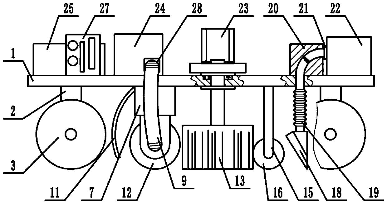 A device for removing road markings