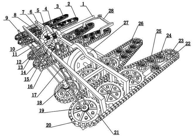 Tobacco stem pulling machine