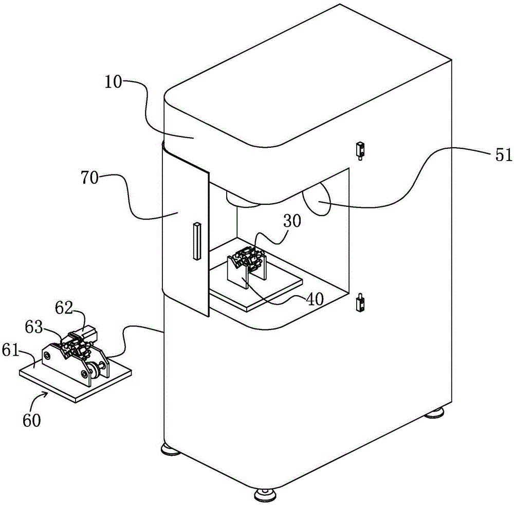 Laser de-weight dynamic balance device and method applied to rotation workpiece