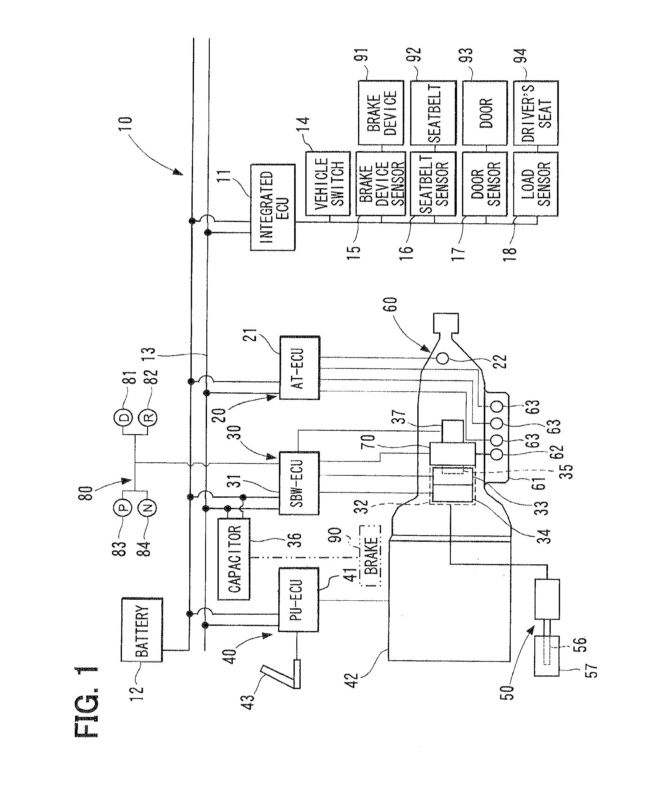 Shift-by-wire system