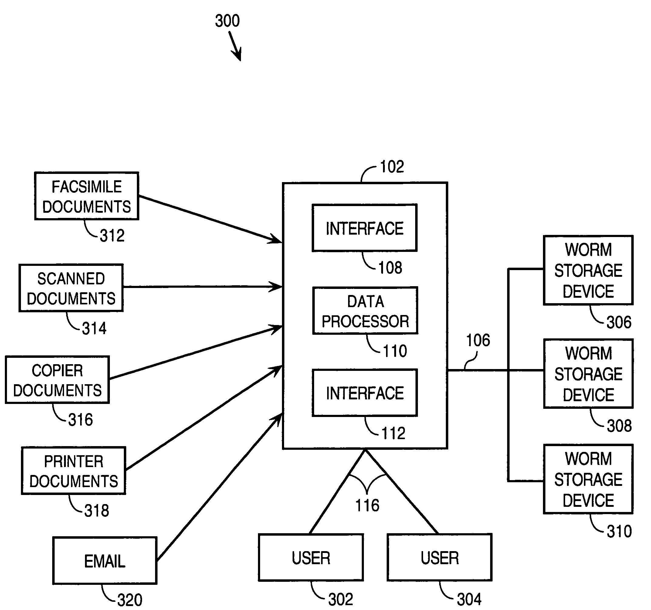 Method and apparatus for storing and managing data