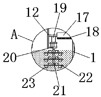 Dust removal device of grinding machine