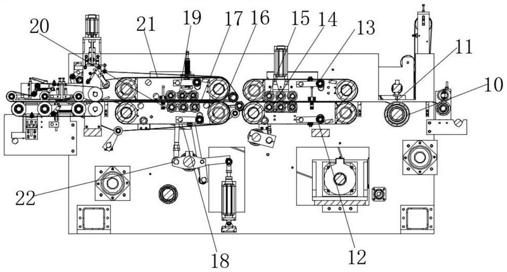 Breaking device for paper bag tube