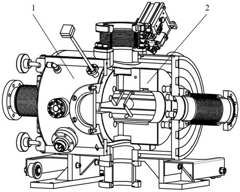 High/low temperature complex atmosphere environment loading device