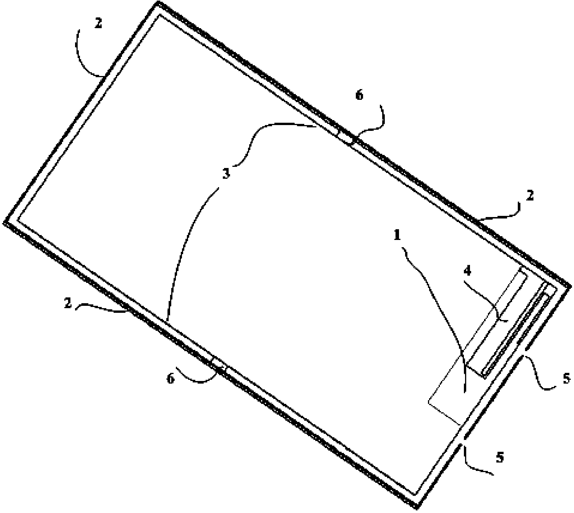 Intelligent machine antenna with metal frame