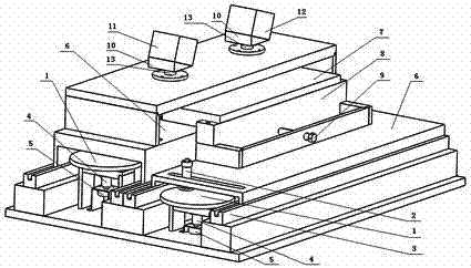 Calibration platform and calibration method for six-dimensional acceleration sensor