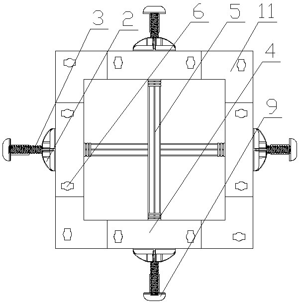 Quickly-clamped concrete pouring device