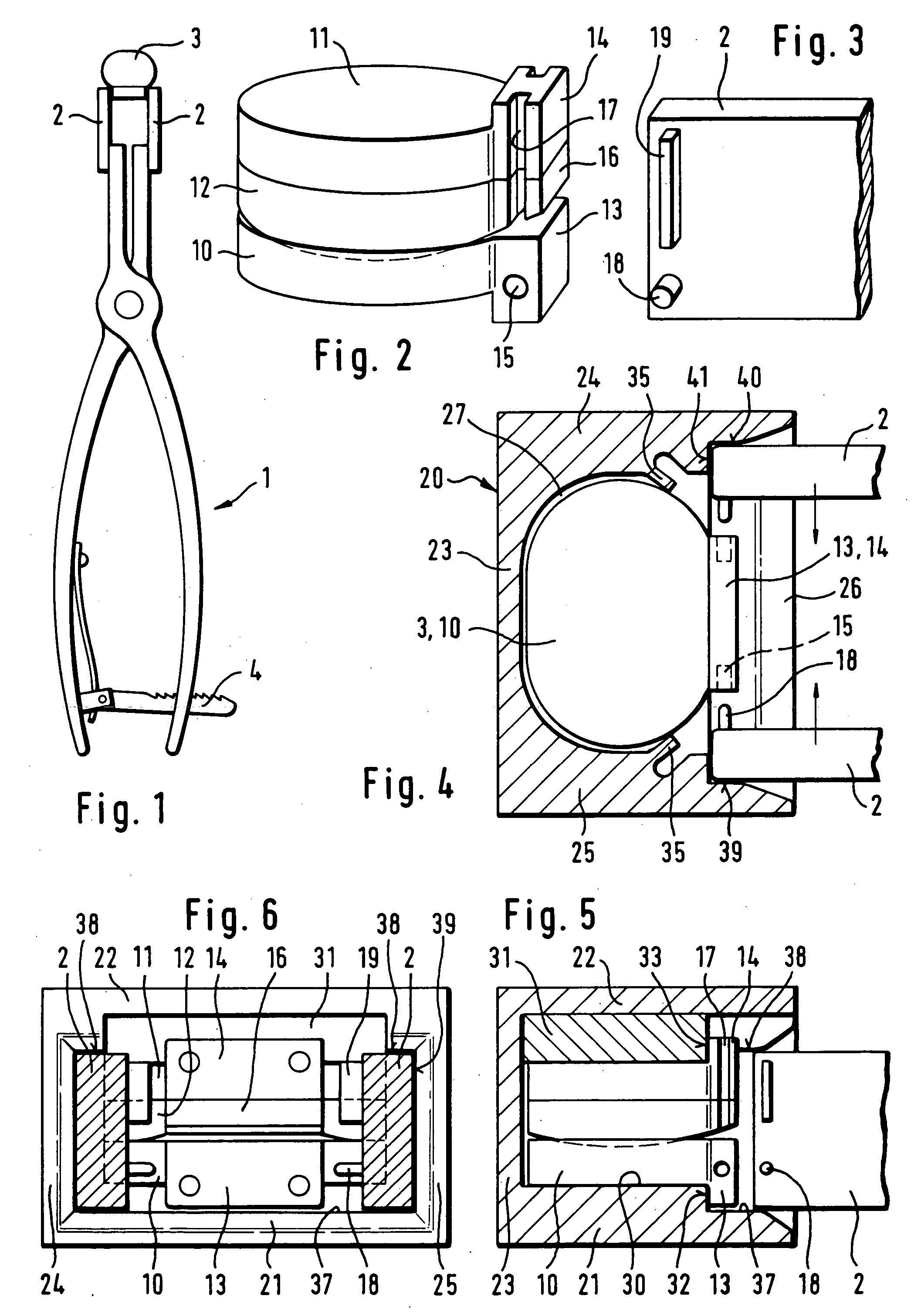 Cervical prosthesis with insertion instrument