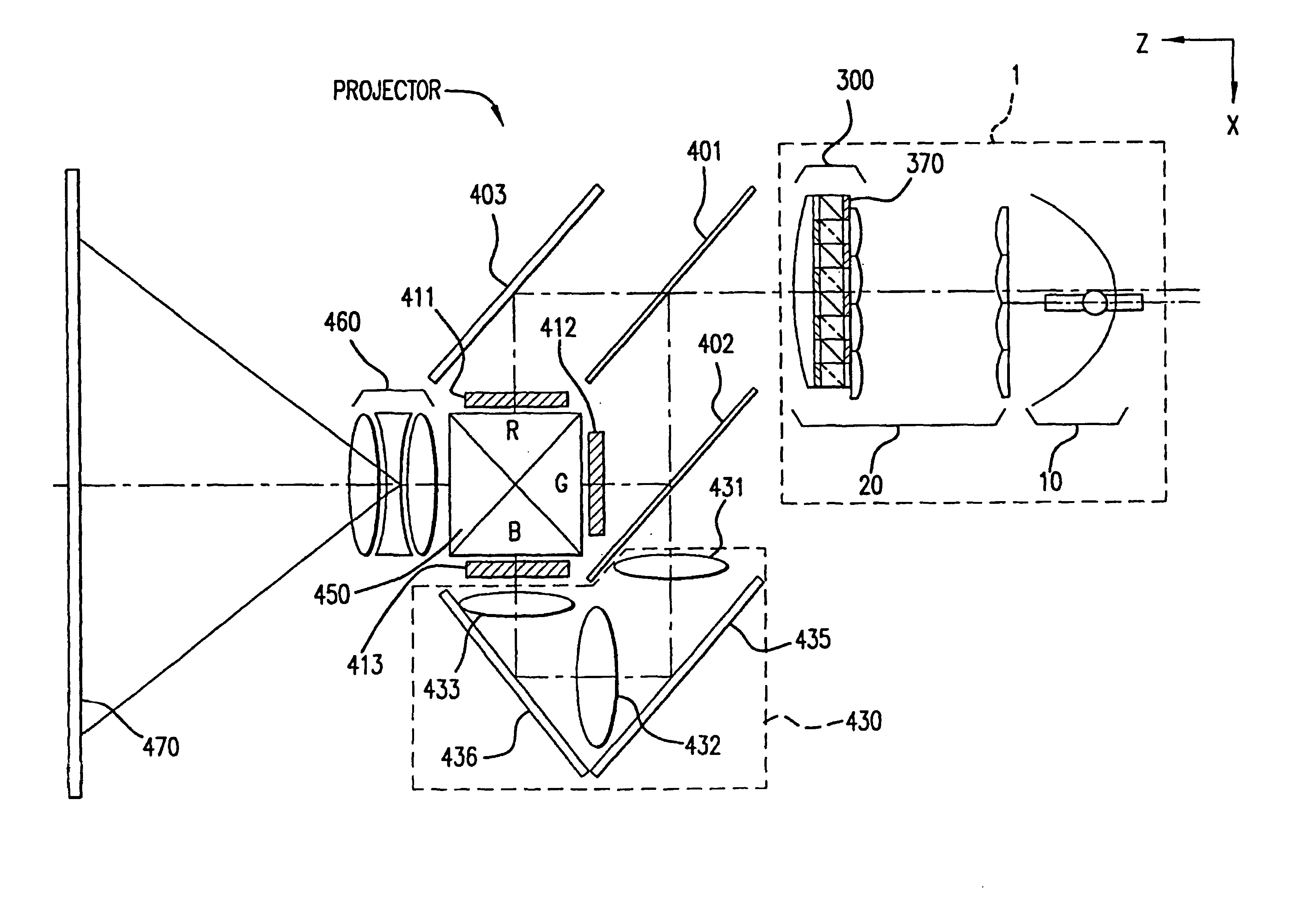 Polarization conversion element, polarization illuminator, display using the same illuminator, and projector