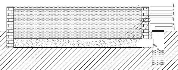 Flower bed construction and flower planting method in heavy saline-alkali land in arid area