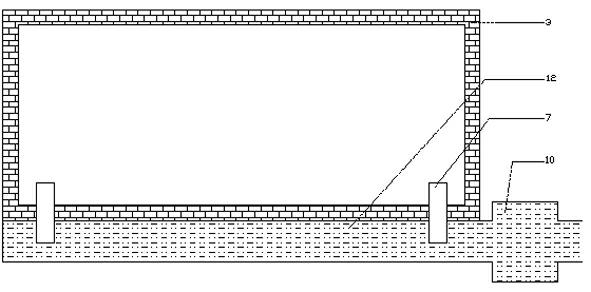 Flower bed construction and flower planting method in heavy saline-alkali land in arid area